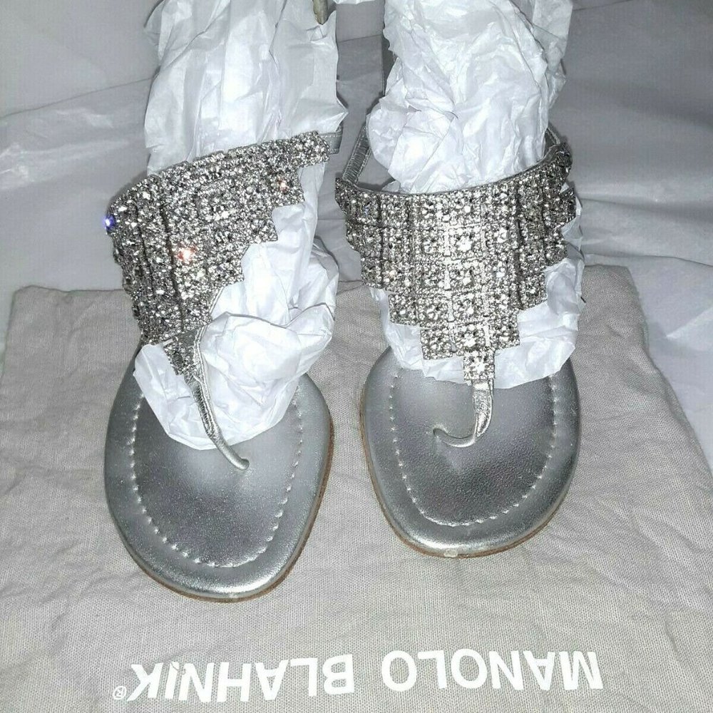 Manolo Blahnik heels women's shoes sz 36.5